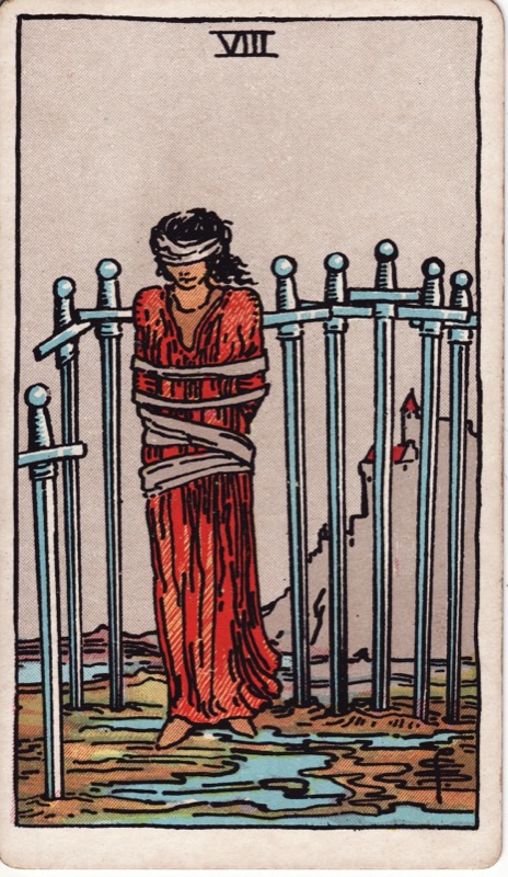 Eight of Swords tarot card meaning