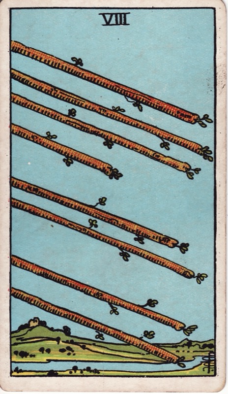 Eight of Wands tarot card meaning