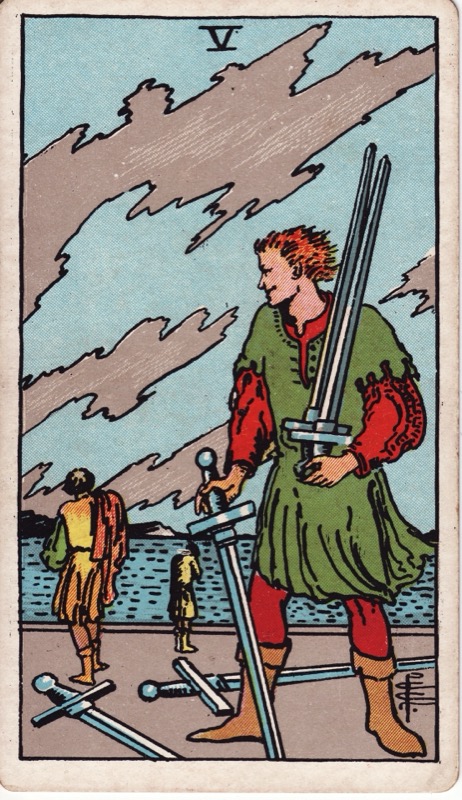 Five of Swords tarot card meaning