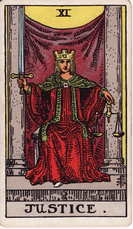 Justice tarot card meaning