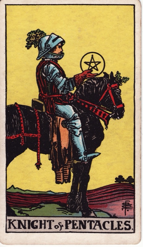 Knight of Pentacles tarot card meaning