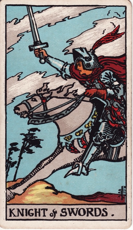 Knight of Swords tarot card meaning