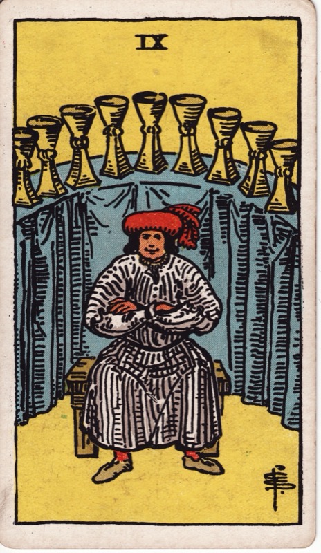 Nine of Cups tarot card meaning