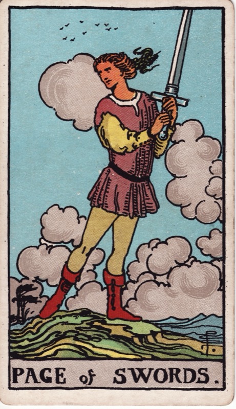 Page of Swords tarot card meaning