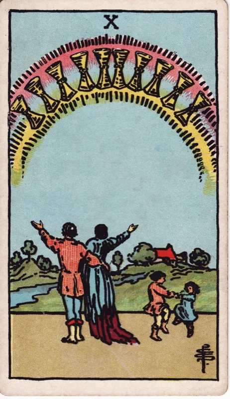 Ten of Cups tarot card meaning