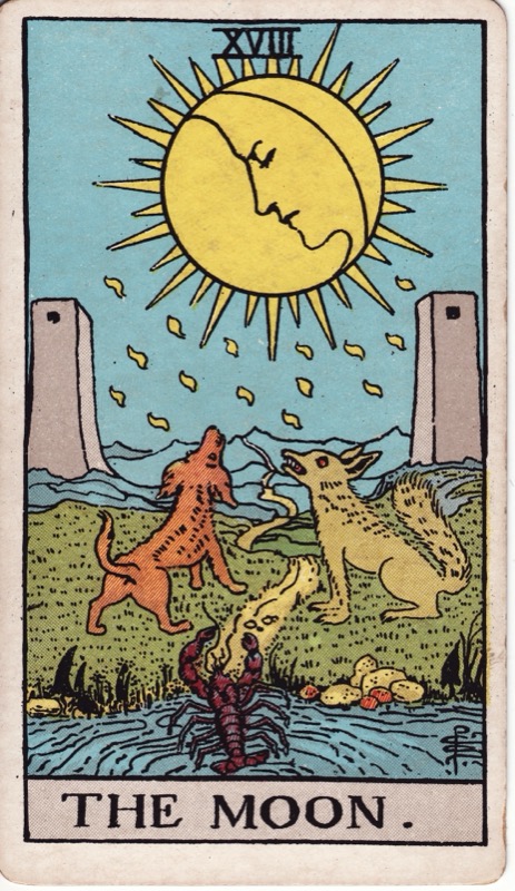 The Moon tarot card meaning
