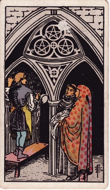 Three of Pentacles tarot card meaning