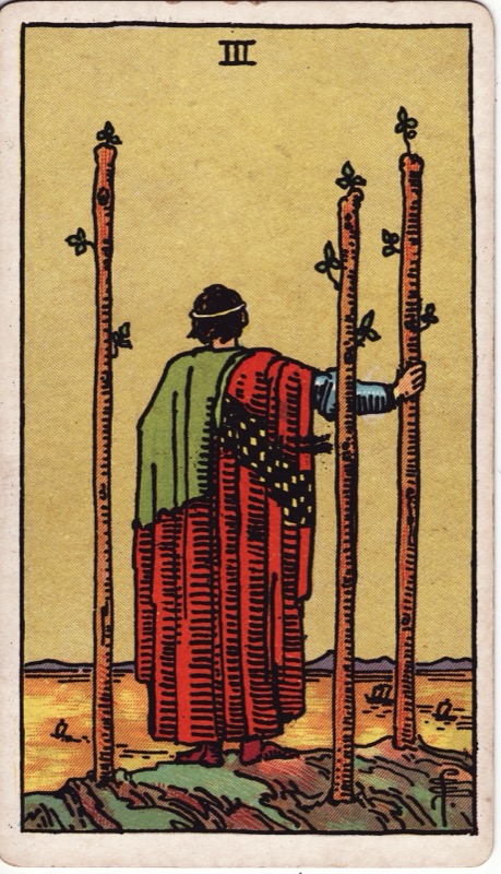 Three of Wands tarot card meaning